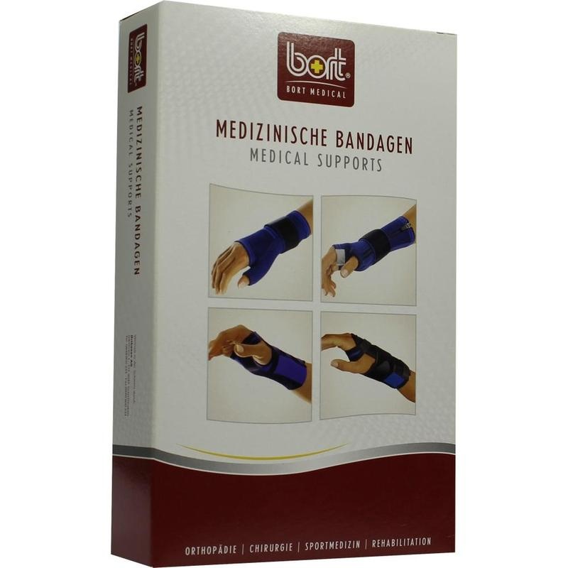 BORT Handgelenkstütze m.Aluschiene li.XS blau
