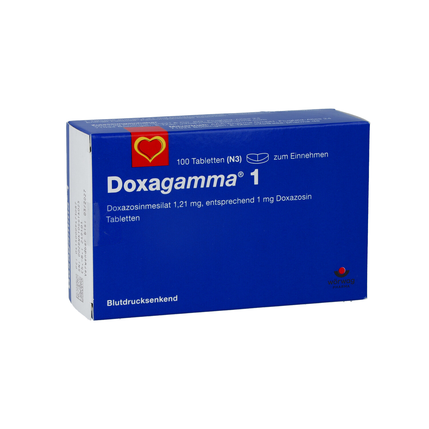 DOXAGAMMA 1 mg Tabletten