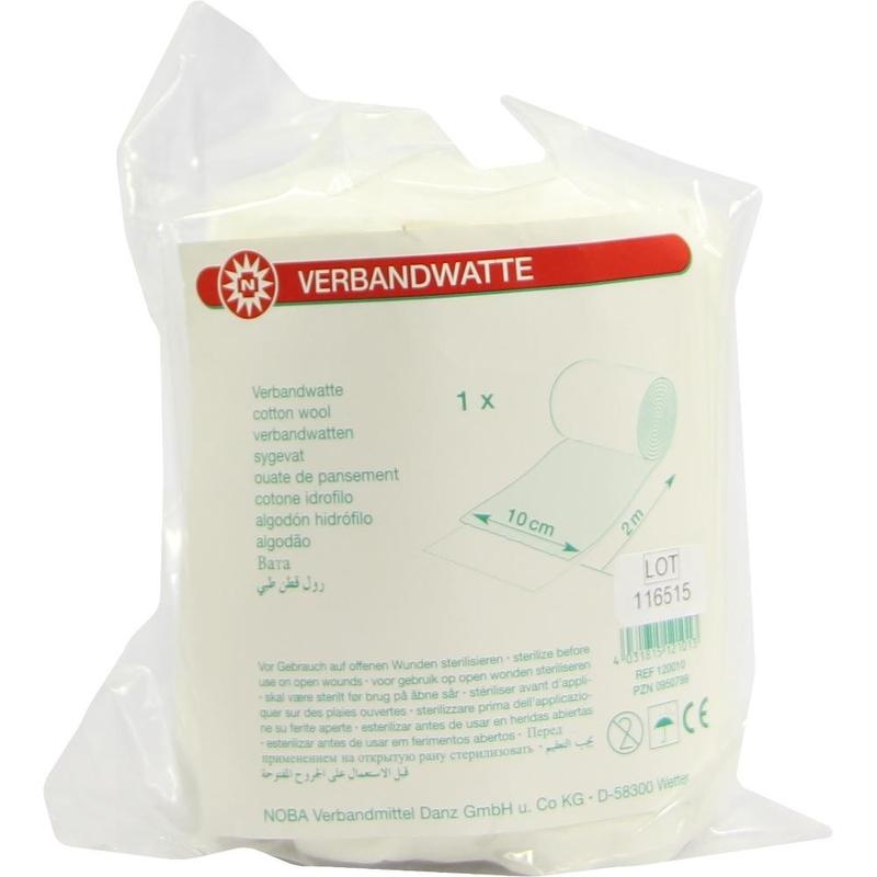 VERBANDWATTE gerollt 10 cmx2 m