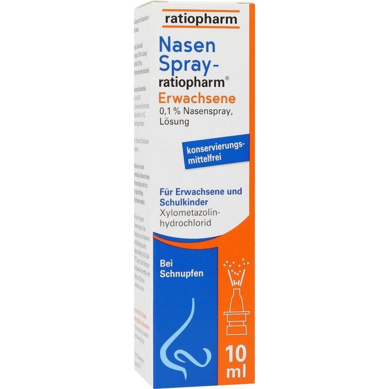 Nasenspray-ratiopharm bei Schnupfen & verstopfter Nase (ohne Konservierungsstoffe)