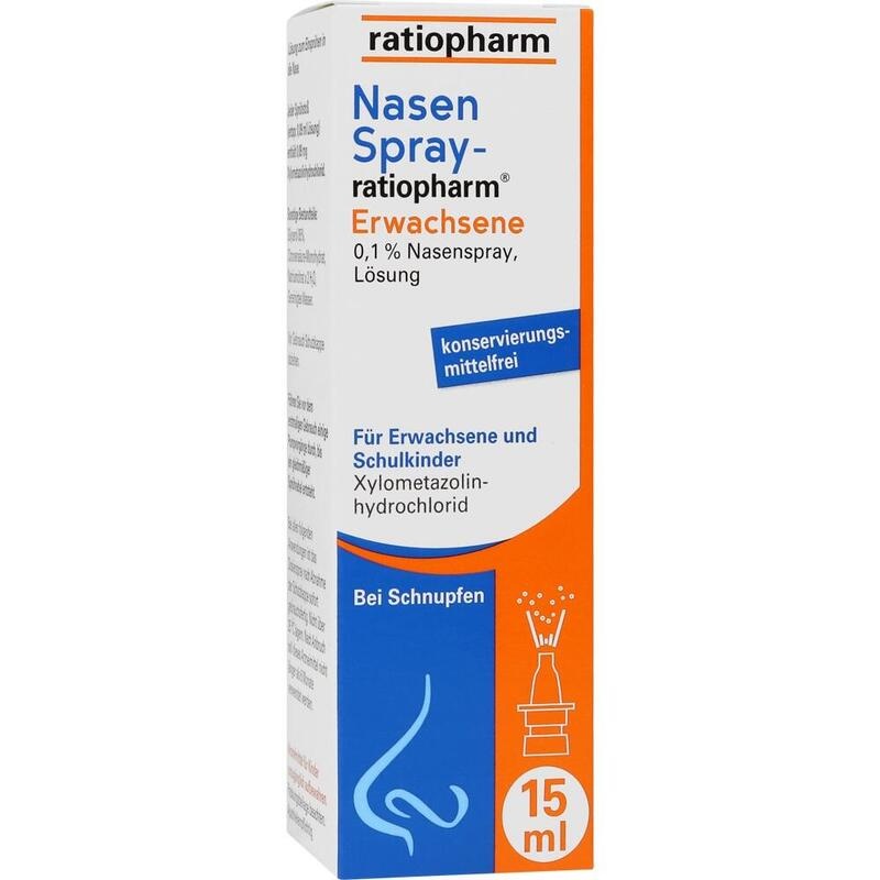Nasenspray-ratiopharm bei Schnupfen & verstopfter Nase (ohne Konservierungsstoffe)