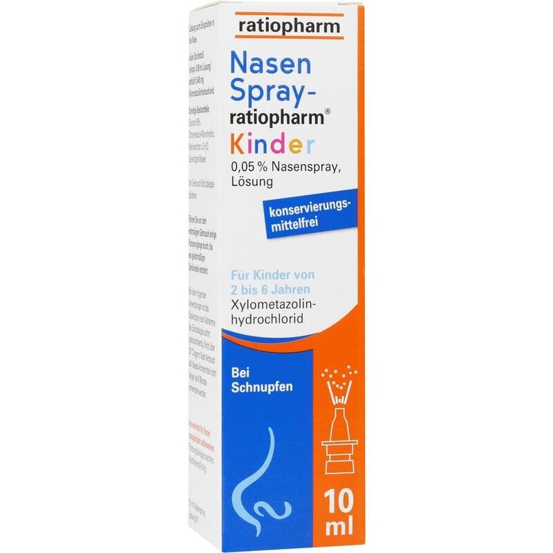 Nasenspray-ratiopharm Kinder bei Schnupfen & verstopfter Nase - ohne Konservierungsstoffe