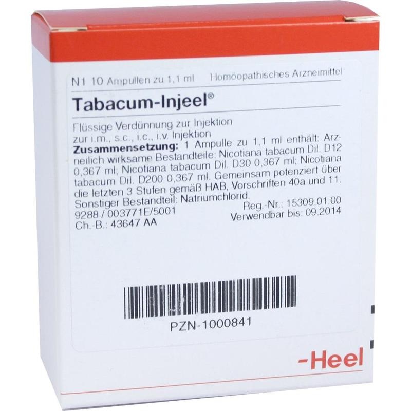 TABACUM INJEEL Ampullen