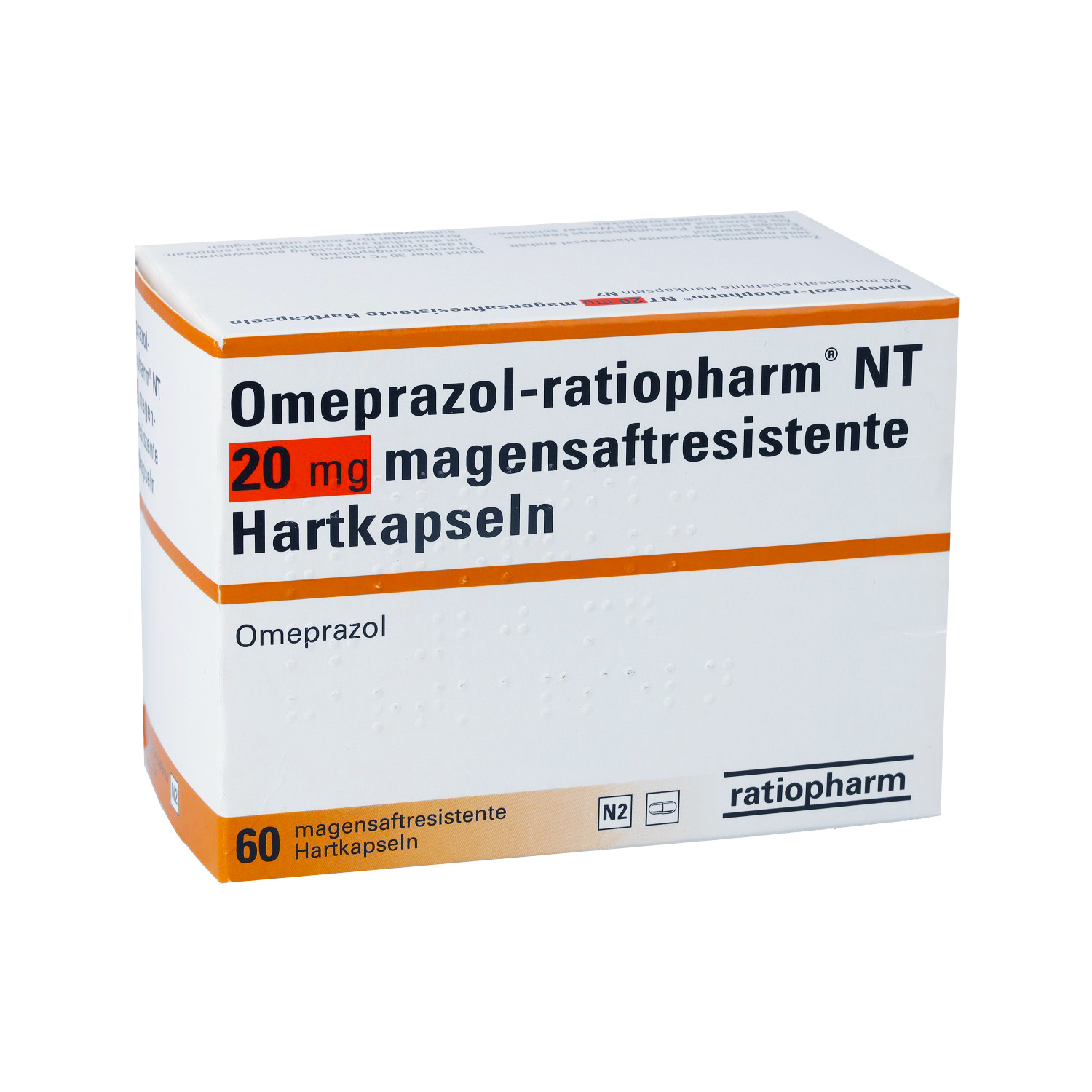 OMEPRAZOL-ratiopharm NT 20 mg magensaftr.Hartkaps.