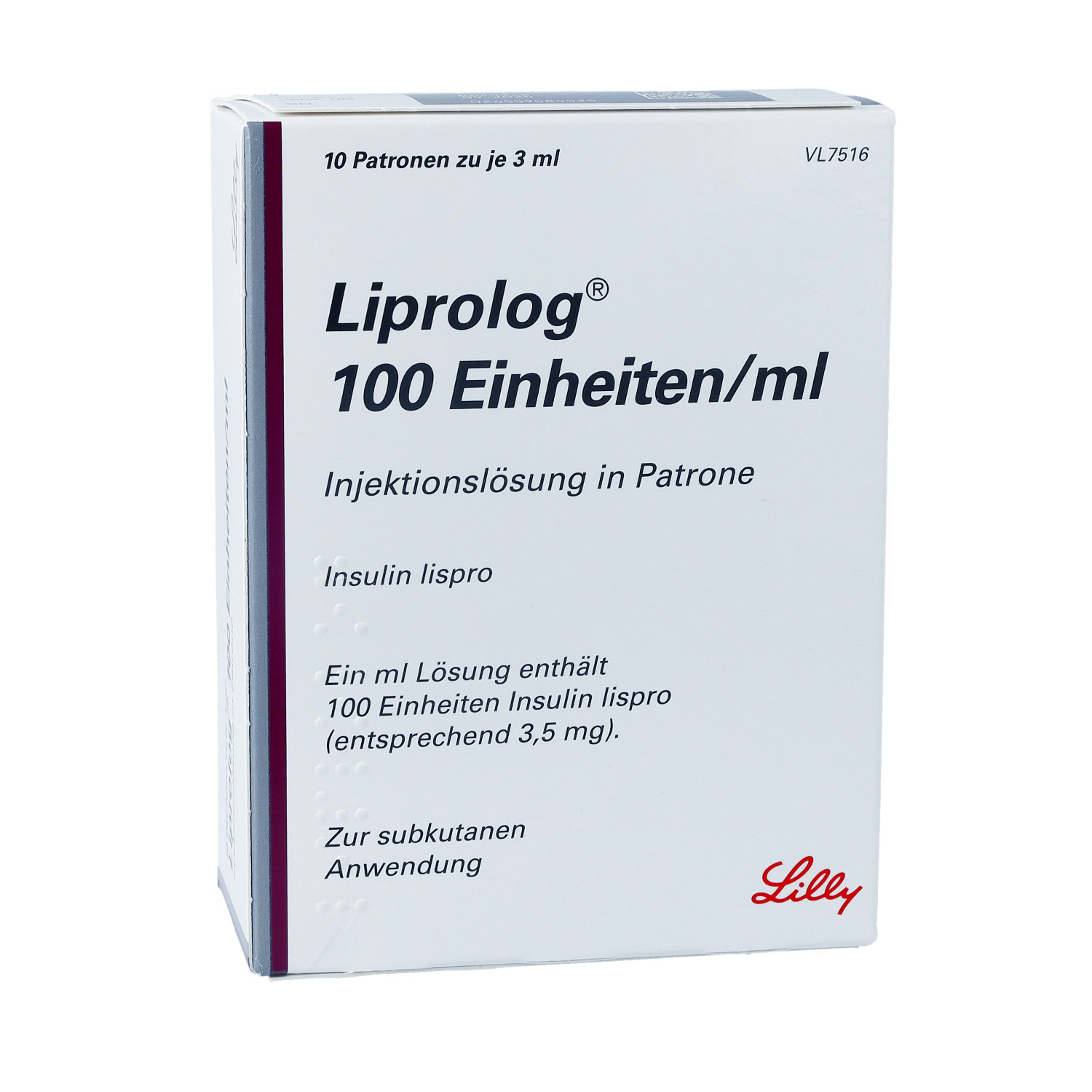 LIPROLOG 100 E/ml Patrone Injektionslösung