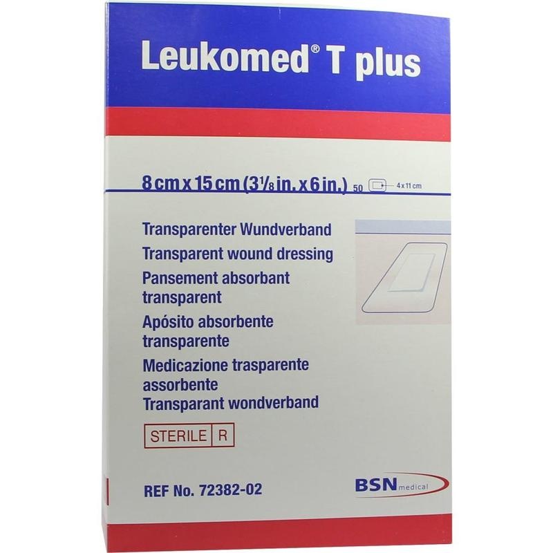 LEUKOMED transp.plus sterile Pflaster 8x15 cm
