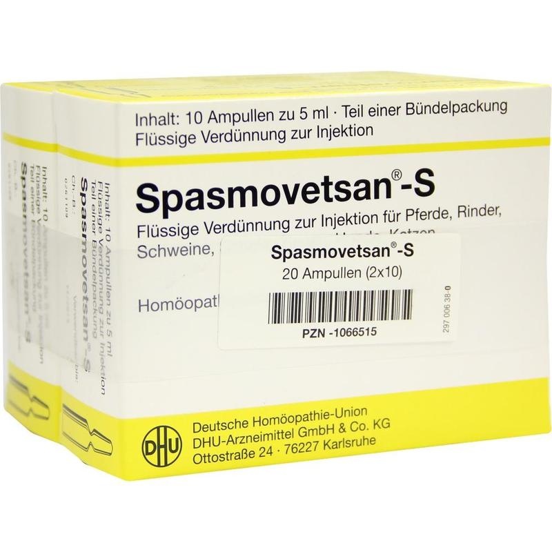 SPASMOVETSAN S Injektionslösung vet.