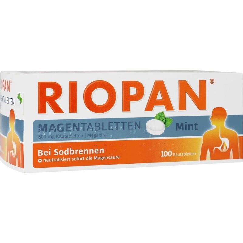 RIOPAN Magen Tabletten Mint 800 mg Kautabletten