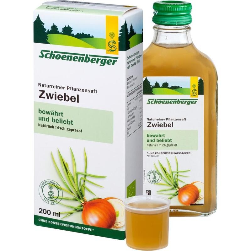 ZWIEBELSAFT naturrein Schoenenberger