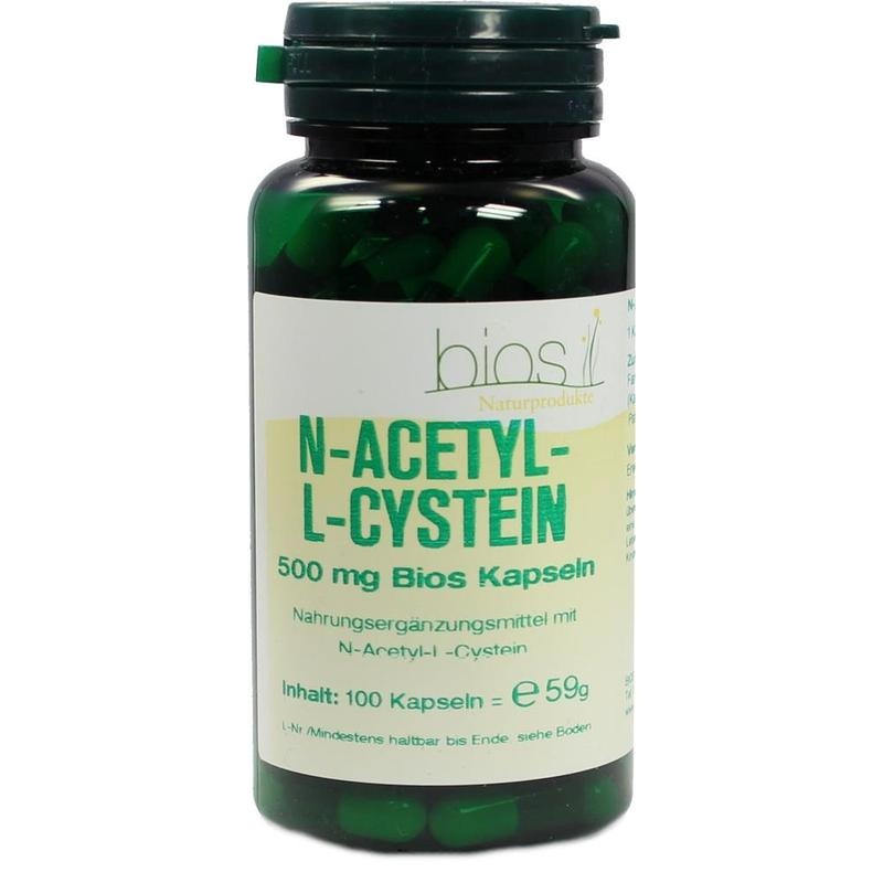 N-ACETYL-L-Cystein 500 mg Bios Kapseln