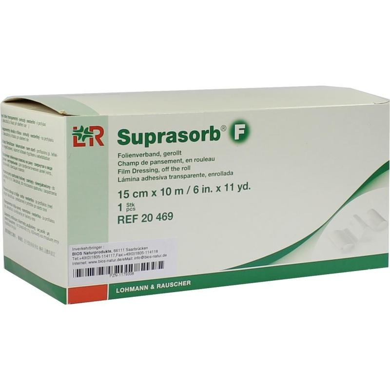 SUPRASORB F Folien Wundverb.15 cmx10 m unste.Rolle