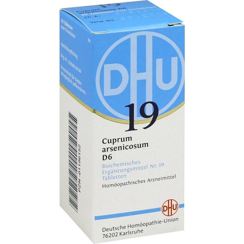 BIOCHEMIE DHU 19 Cuprum arsenicosum D 6 Tabletten