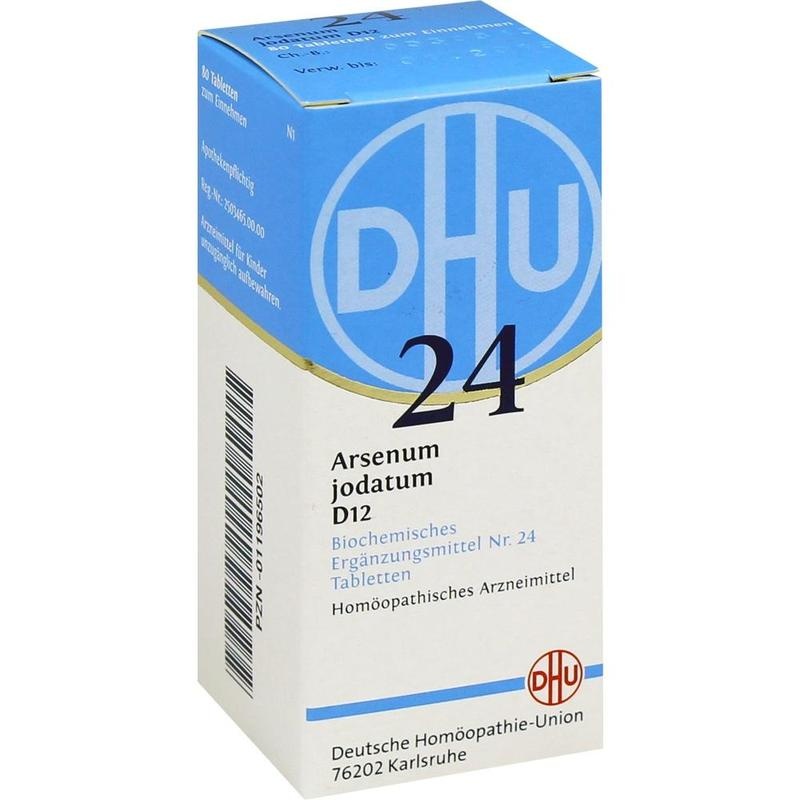 BIOCHEMIE DHU 24 Arsenum jodatum D 12 Tabletten