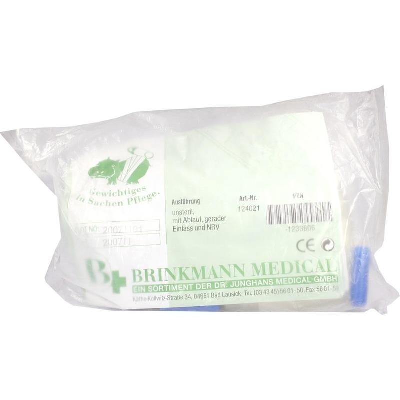 BEINBEUTEL 500 ml gerader Ansatz m.Ablauf
