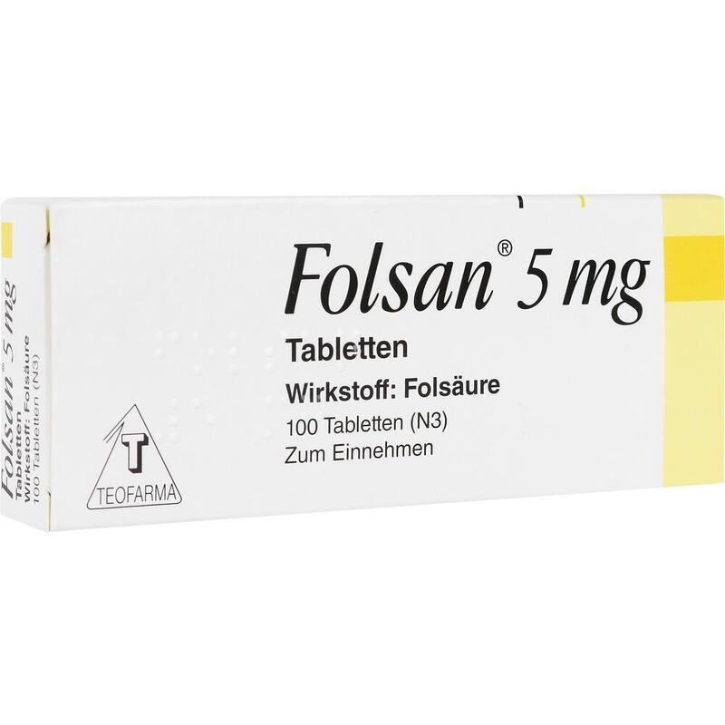 FOLSAN 5 mg Tabletten