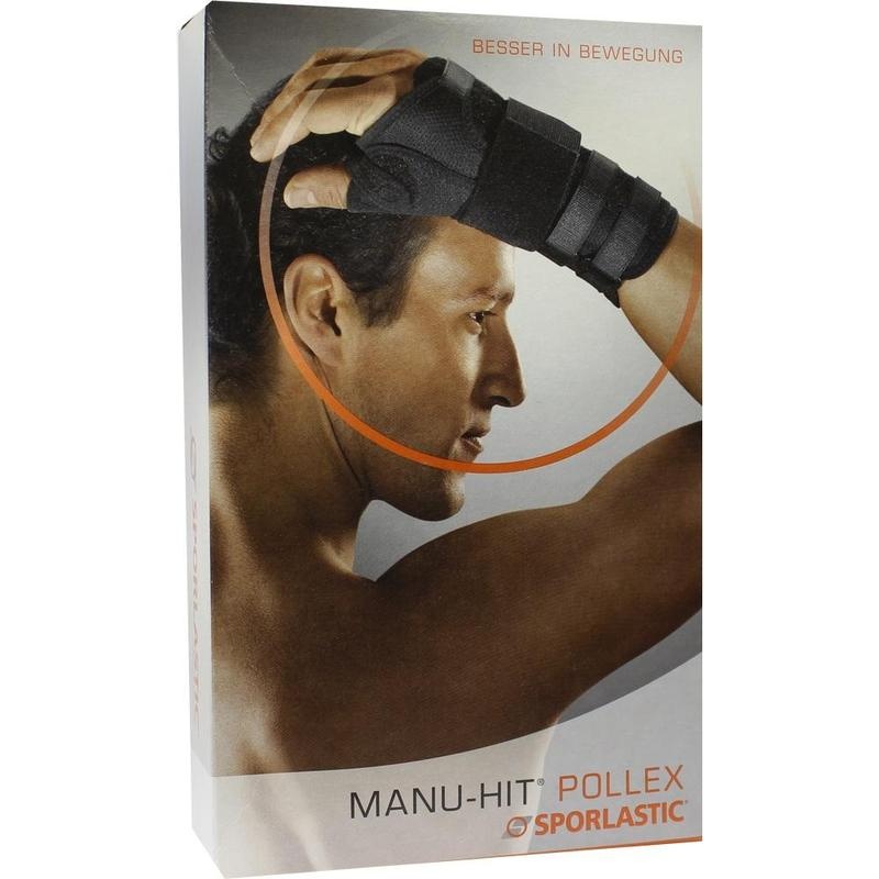 MANU-HIT POLLEX Orthese links Gr.L 07640 schwarz