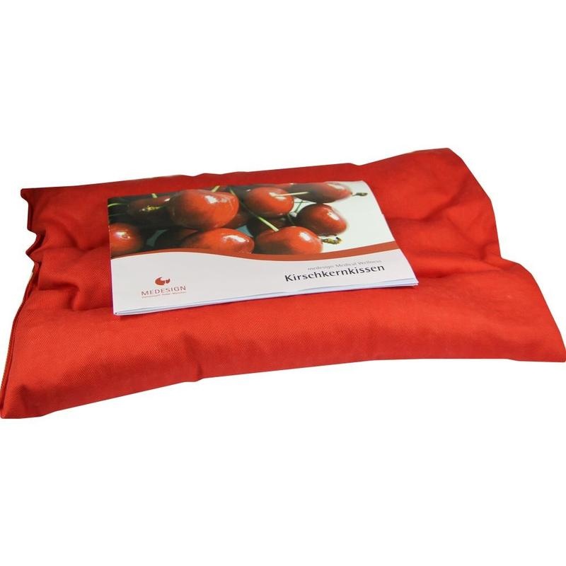 KIRSCHKERNKISSEN 30x40 cm rot