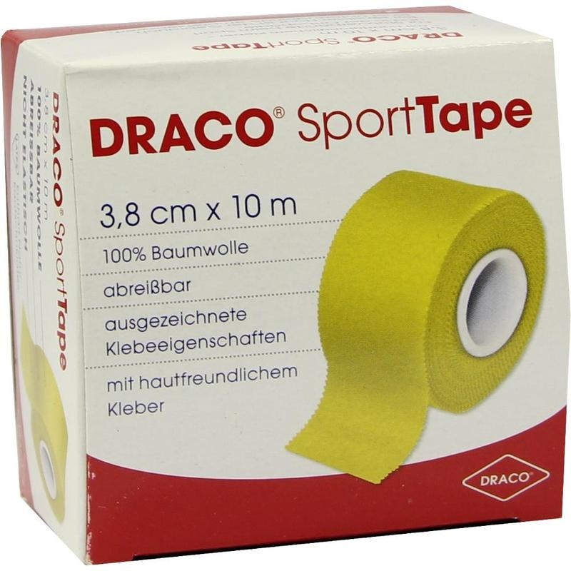 DRACO TAPEVERBAND 3,8 cmx10 m gelb