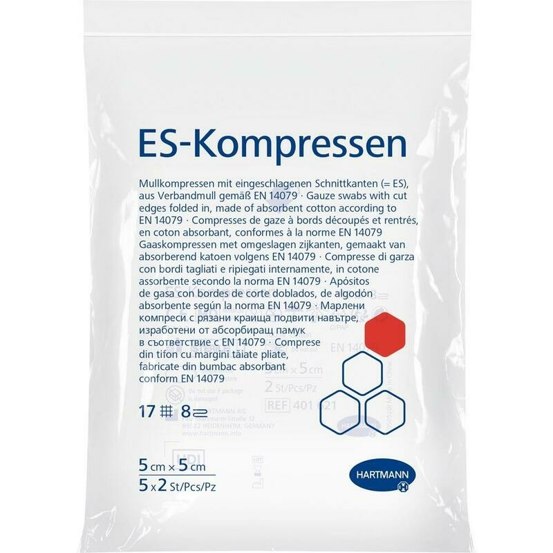 ES-KOMPRESSEN steril 5x5 cm 8fach