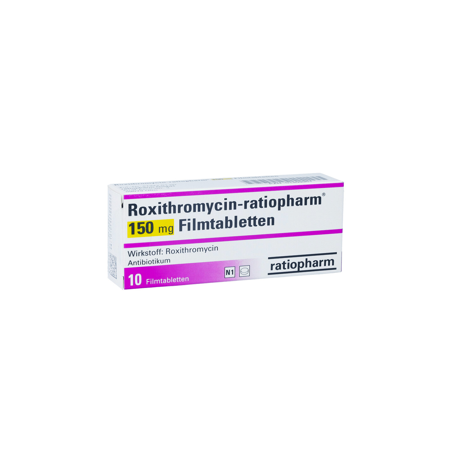 ROXITHROMYCIN-ratiopharm 150 mg Filmtabletten