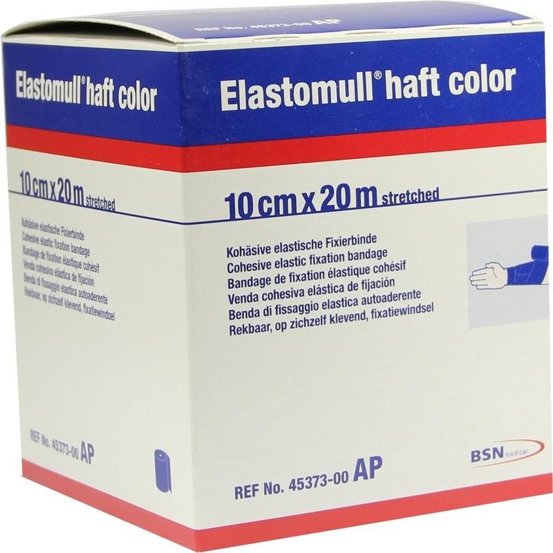 ELASTOMULL haft color 10 cmx20 m Fixierb.blau