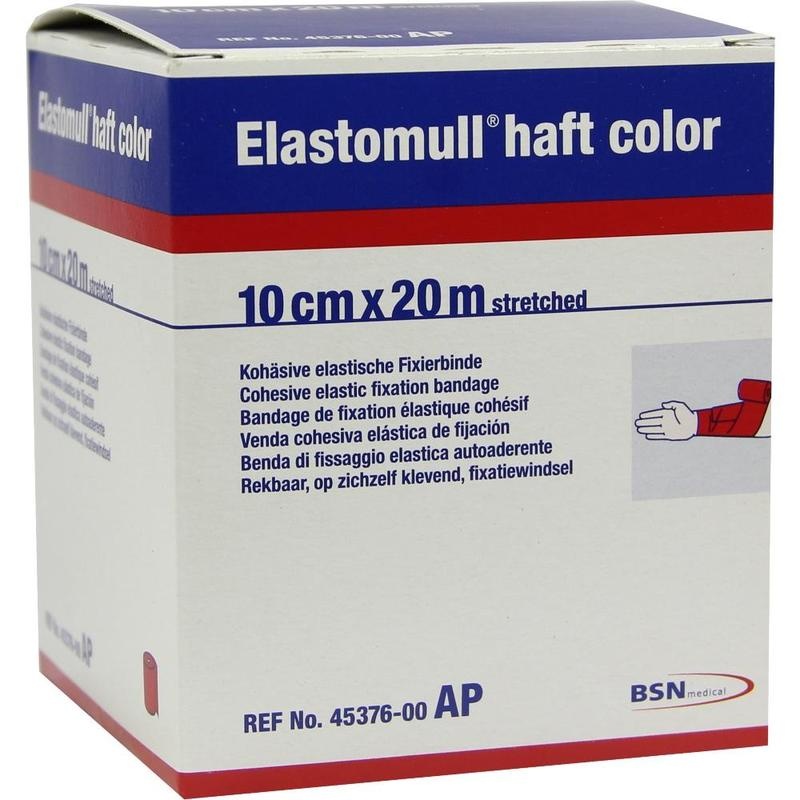 ELASTOMULL haft color 10 cmx20 m Fixierb.rot