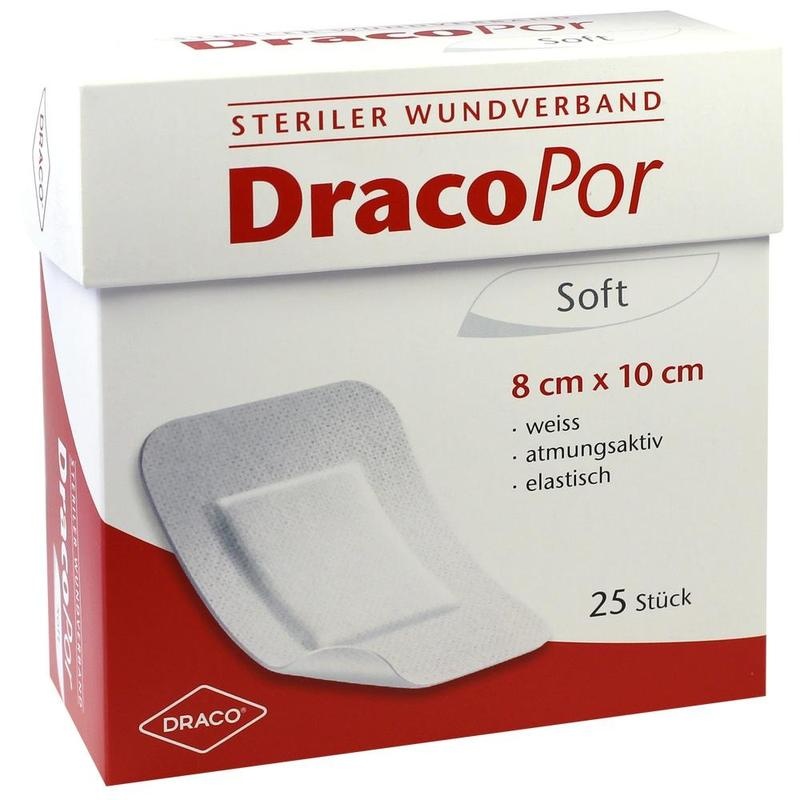 DRACOPOR Wundverband 8x10 cm steril