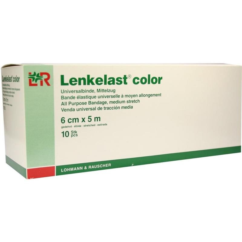 LENKELAST Color Mittelzugb.6 cmx5 m rot