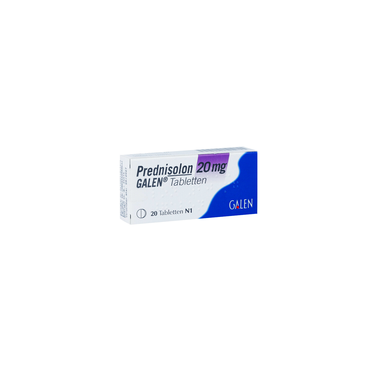 PREDNISOLON 20 mg GALEN Tabletten