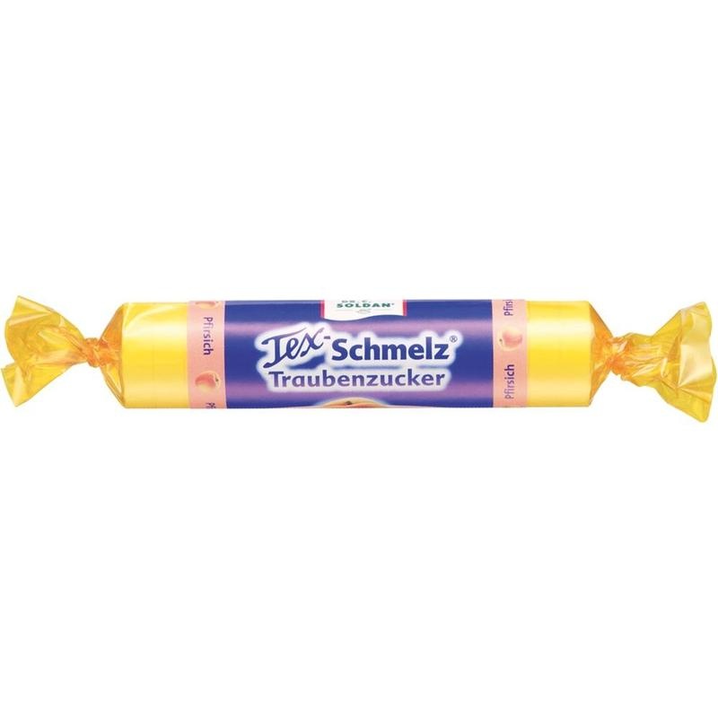 SOLDAN Tex Schmelz Traubenzucker Pfirsich Rolle