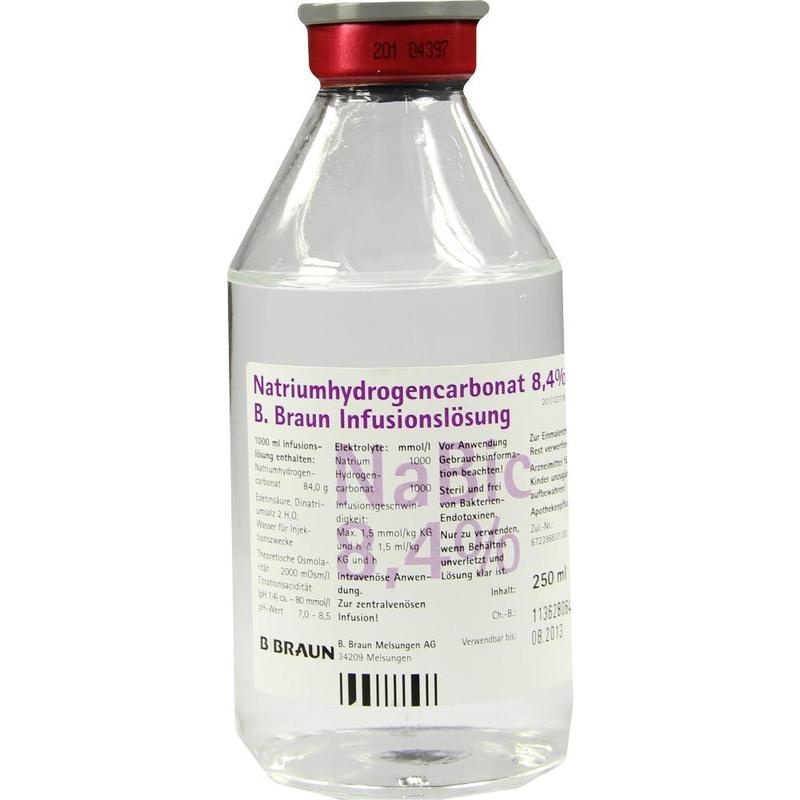 NATRIUMHYDROGENCARBONAT B.Braun 8,4% Glas