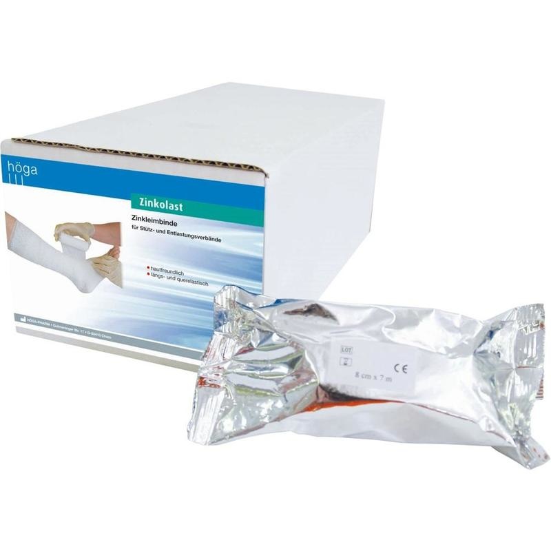 ZINKOLAST Zinkleimbinde 8 cmx7 m
