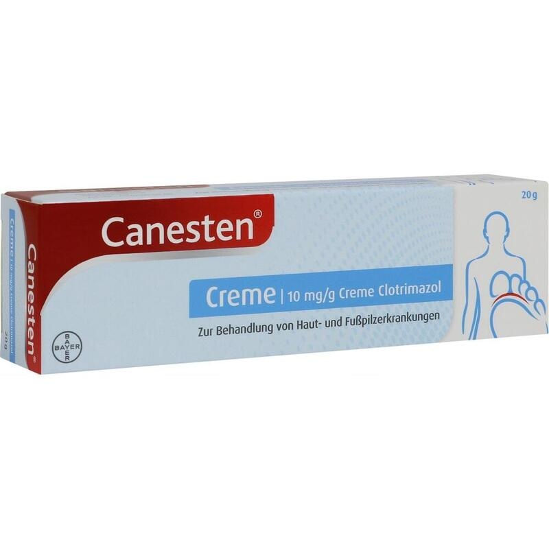 Canesten Creme 20 g – Bei Hautpilz, Fußpilz & Juckreiz