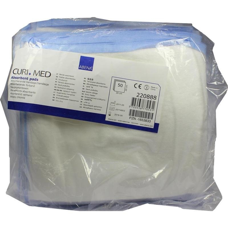 SAUGKOMPRESSEN unsteril 20x20 cm 400 g/m
