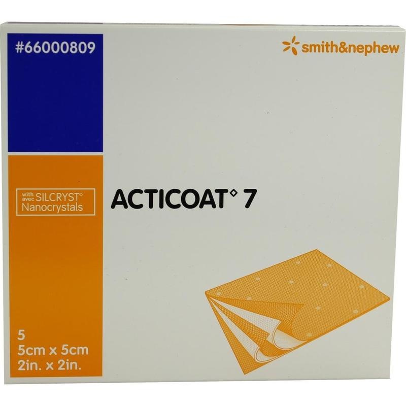 ACTICOAT 7 5x5 cm antimikrob.Wundaufl.7-Tage
