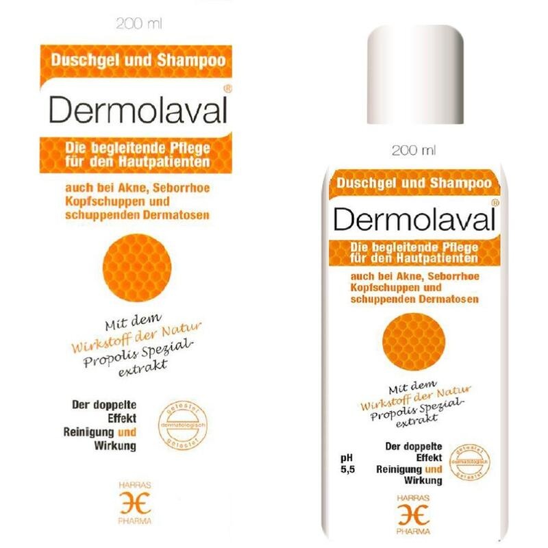 DERMOLAVAL Duschgel+Shampoo f.d.Hautpatienten