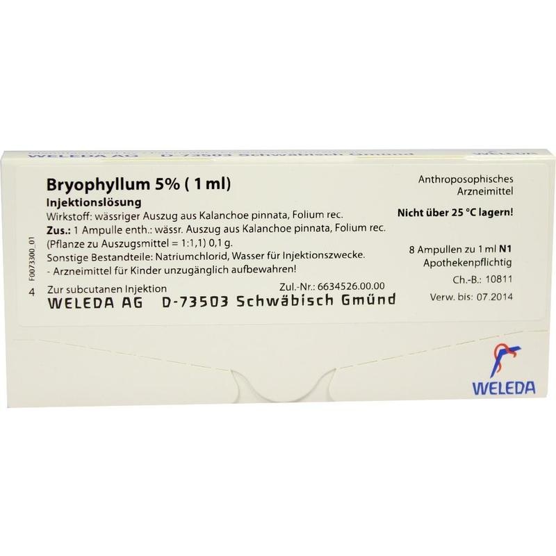 BRYOPHYLLUM 5% 1 ml Injektionslösung