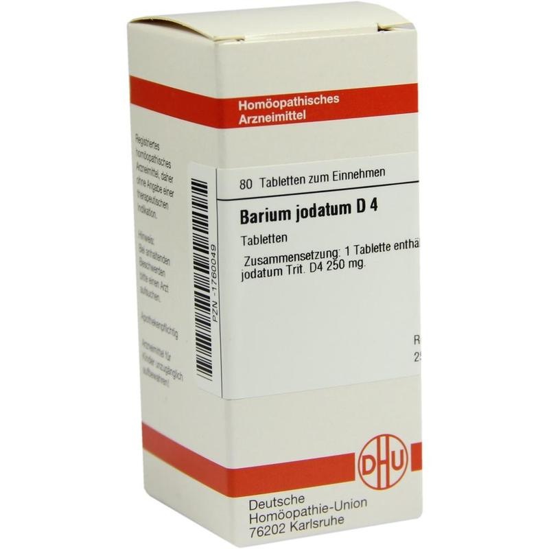 BARIUM JODATUM D 4 Tabletten