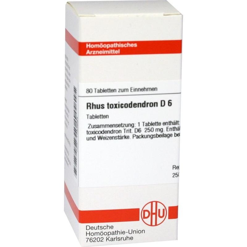 RHUS TOXICODENDRON D 6 Tabletten