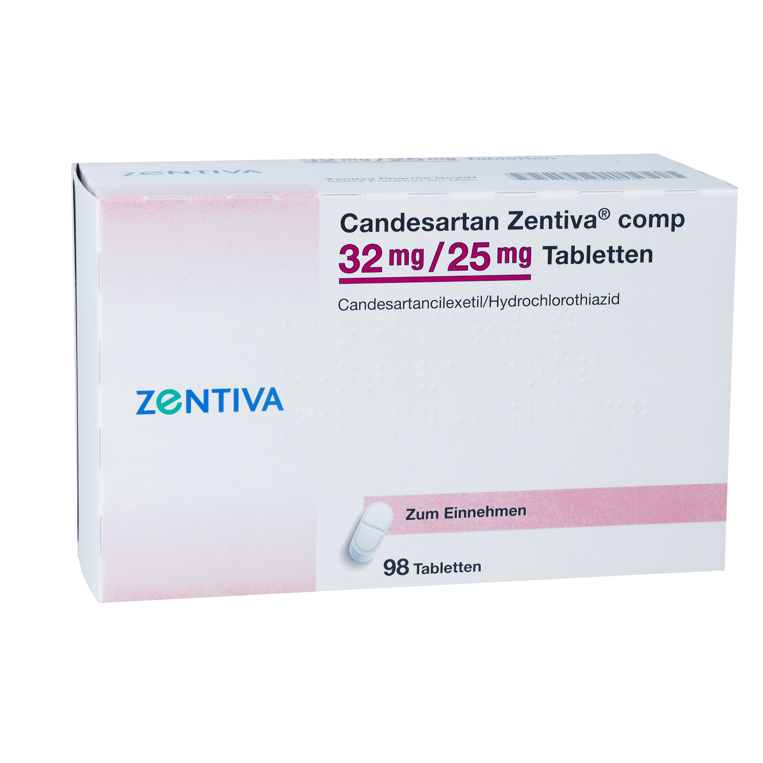 CANDESARTAN Zentiva comp 32 mg/25 mg Tabletten