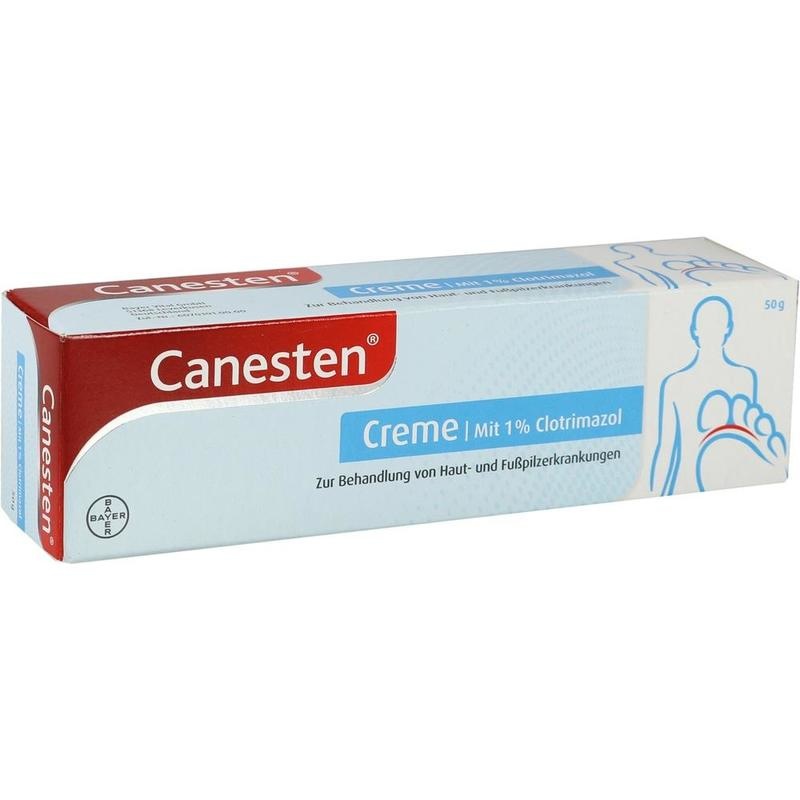 Canesten Creme 50 g – Bei Hautpilz, Fußpilz & Juckreiz