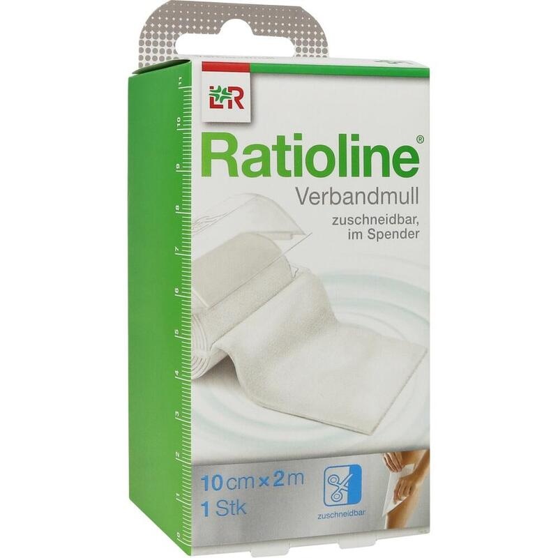 RATIOLINE acute 10 cmx2 m Verbandmull gerollt