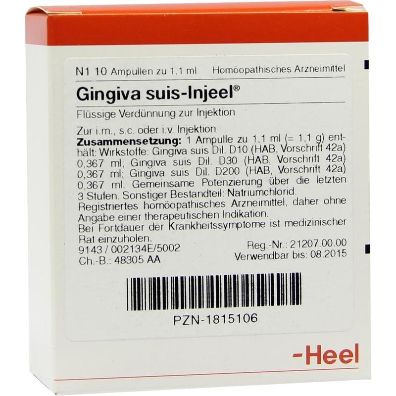 GINGIVA SUIS Injeel Ampullen