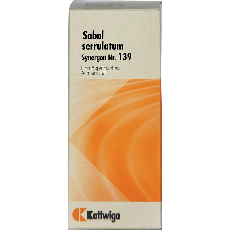 SYNERGON KOMPLEX 139 Sabal serrulatum Tropfen
