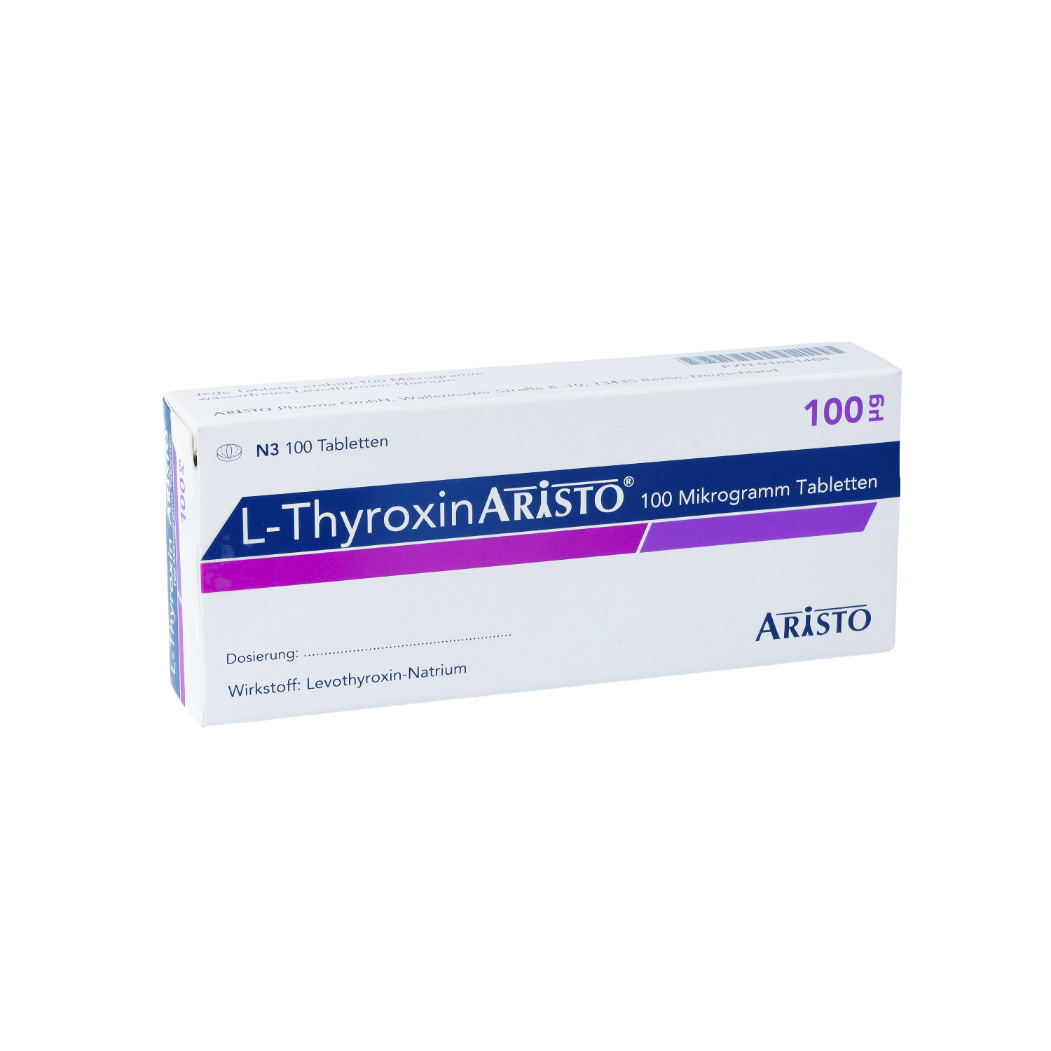 L-THYROXIN Aristo 100 Mikrogramm Tabletten