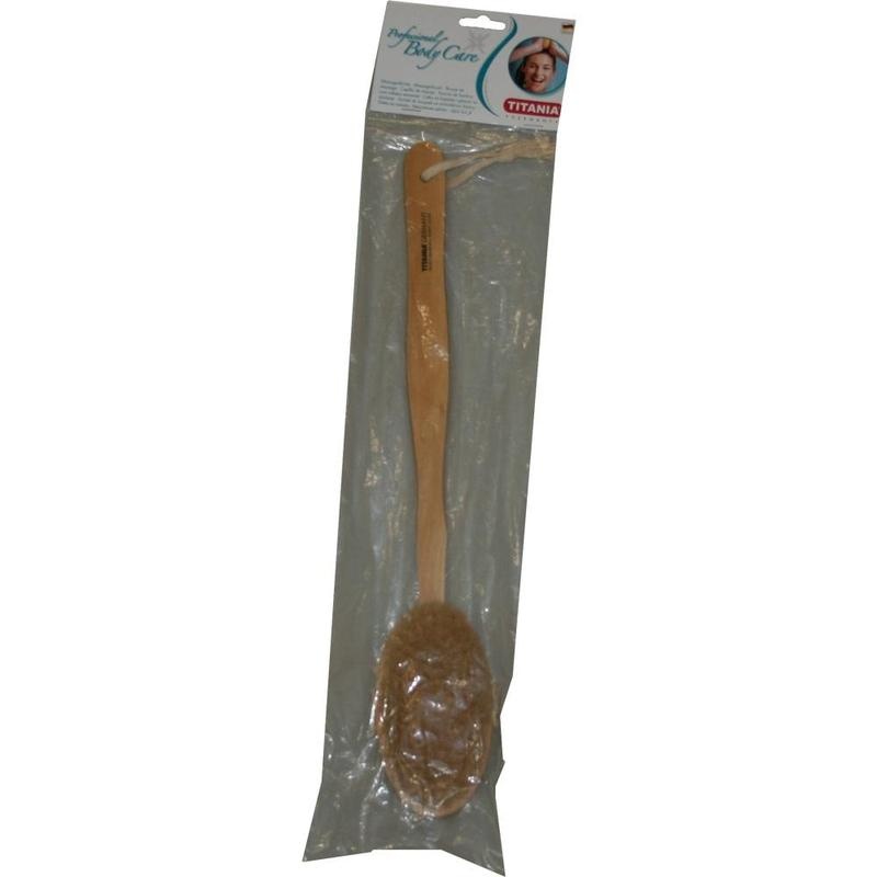 MASSAGEBÜRSTE m.Stiel 43 cm ovaler Kopf TITANIA