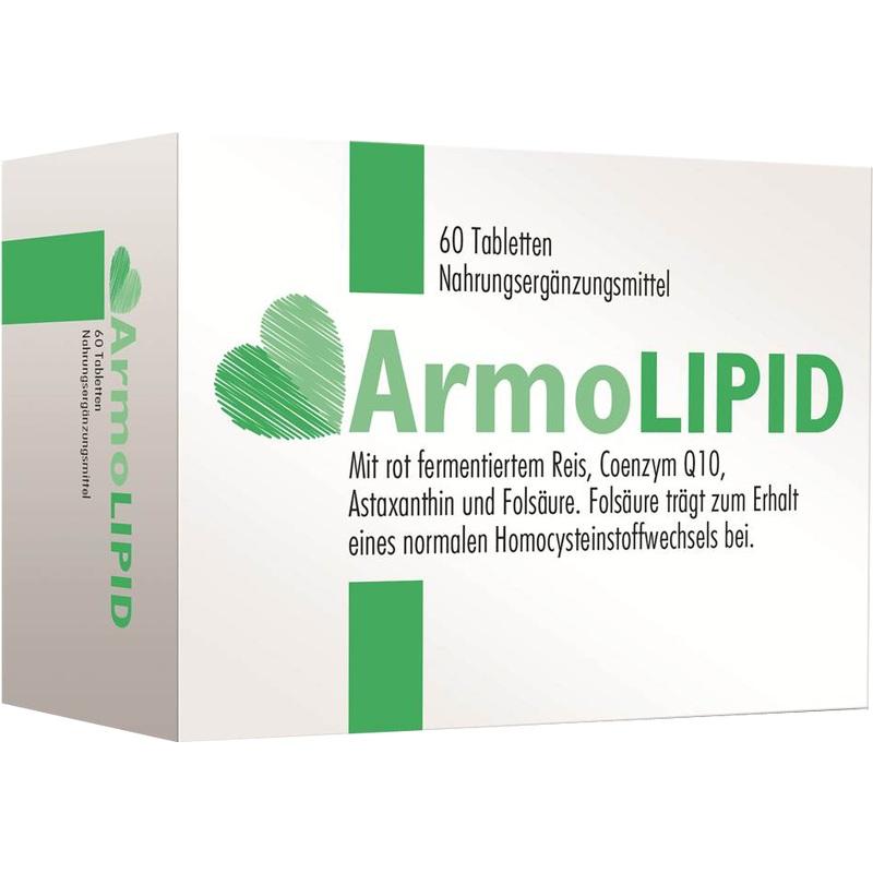 ARMOLIPID Tabletten – Roter-Reis-Komplex mit Coenzym Q10 & Folsäure