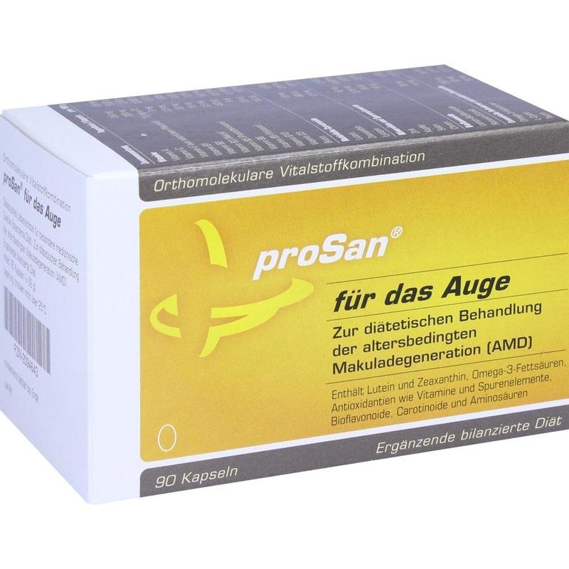 ORTHOMOLEKULARE Vitalstoffkomb.proSan f.Auge Kps.