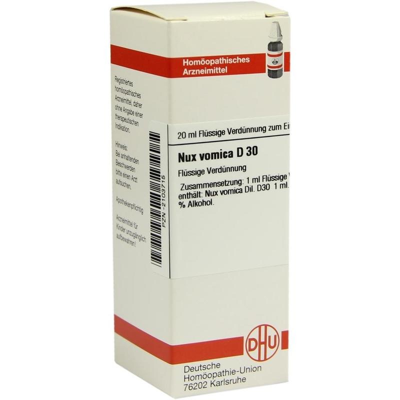 NUX VOMICA D 30 Dilution