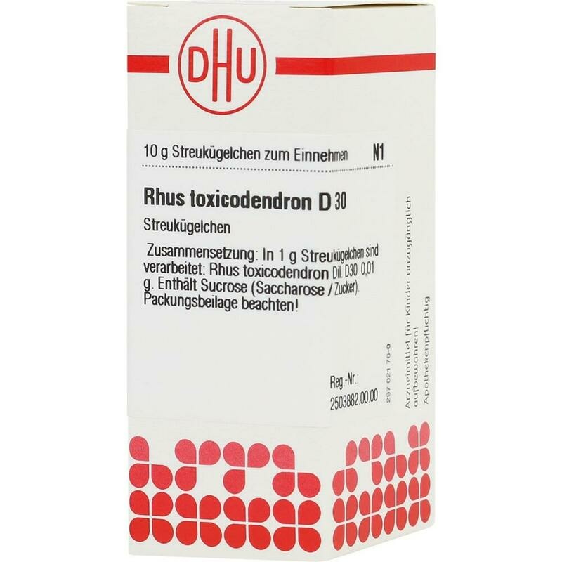 RHUS TOXICODENDRON D 30 Globuli